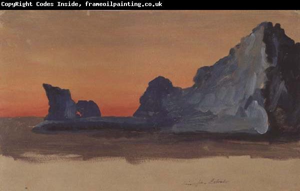 Frederic E.Church Icebergs at Midnight,Labrador